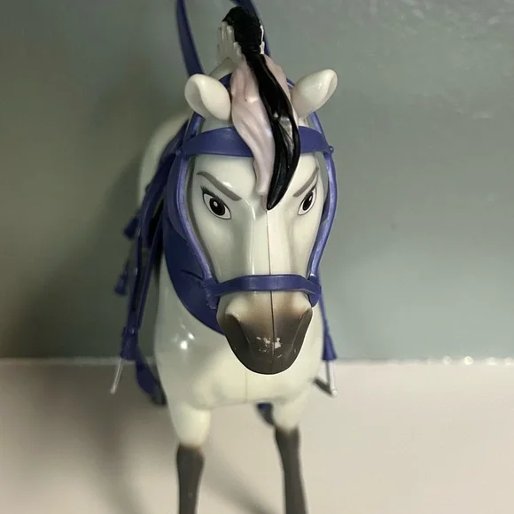 Disney Mattel Frozen Anna's Royal Horse with Saddle Kjekk Barbie Size White 10" - Picture 3 of 5